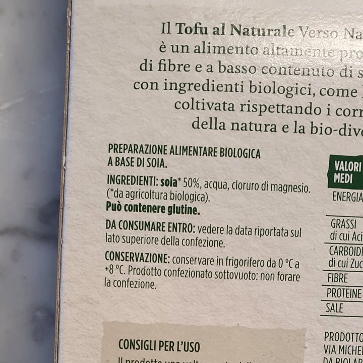 photo of Verso Natura Conad Veg Tofu al naturale shared by @gigiavegan on  24 May 2023 - review