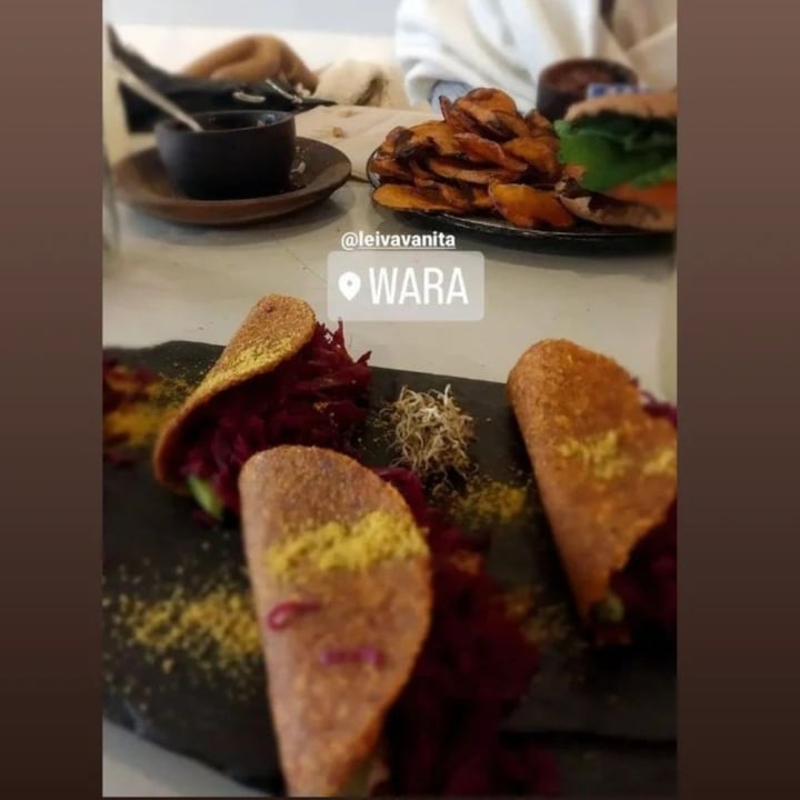 photo of Wara espacio saludable Sandwich De Seitan Con Papas shared by @leivavanita on  27 Feb 2023 - review