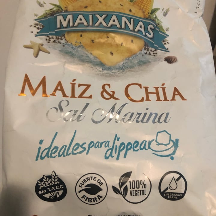 photo of Maixanas Snack de maiz y chia shared by @vegansencillo on  27 Jun 2023 - review