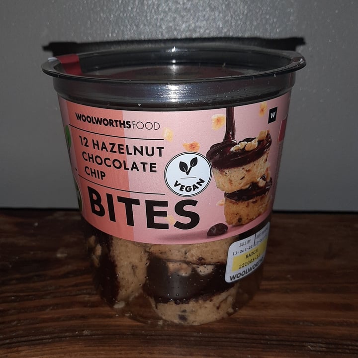photo of Woolworths Food 12 hazelnut chocolate chip bites shared by @alexmassey on  26 Apr 2023 - review