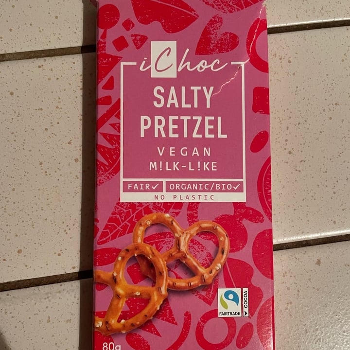 photo of iChoc salty pretzel vegan m!lk-l!ke shared by @carolo on  27 Feb 2023 - review