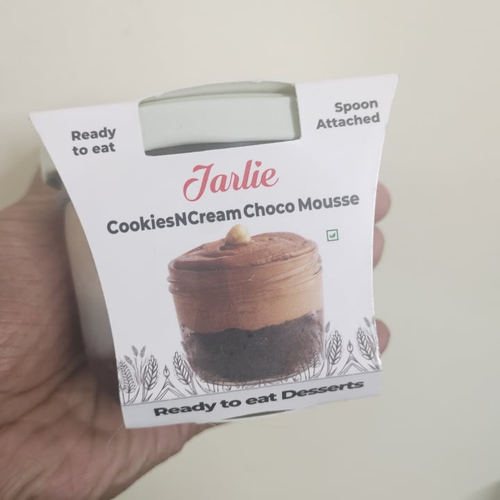 photo of Jarlie Cookies N Cream Chocolate Mousse shared by @keerthan20 on  21 Jan 2023 - review