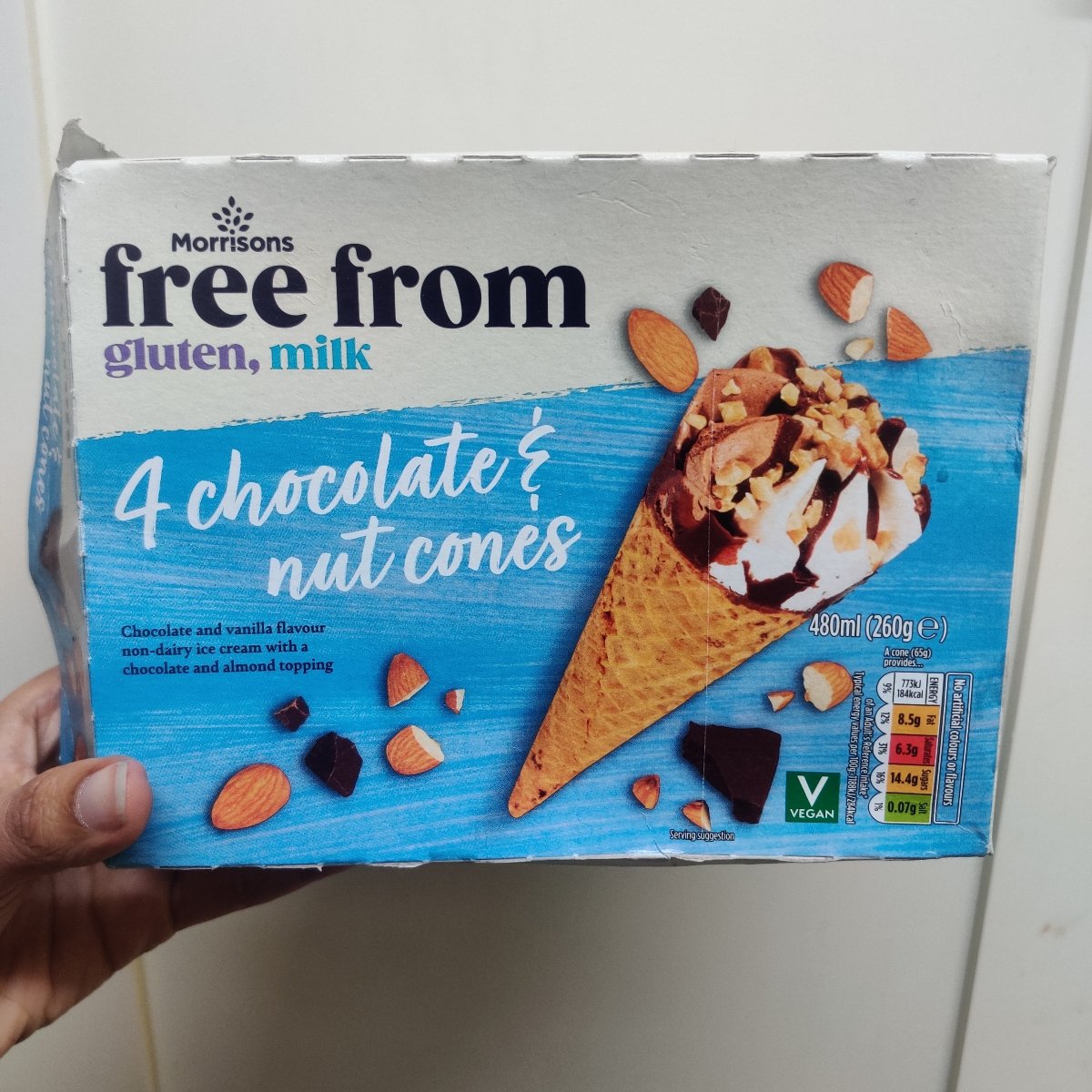 Morrisons free from chocolate and nut cones Reviews abillion