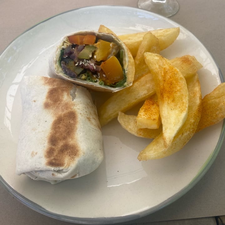 photo of Clay Café Wolwespruit Vegan Falafel wrap shared by @jackyvw on  03 Feb 2023 - review