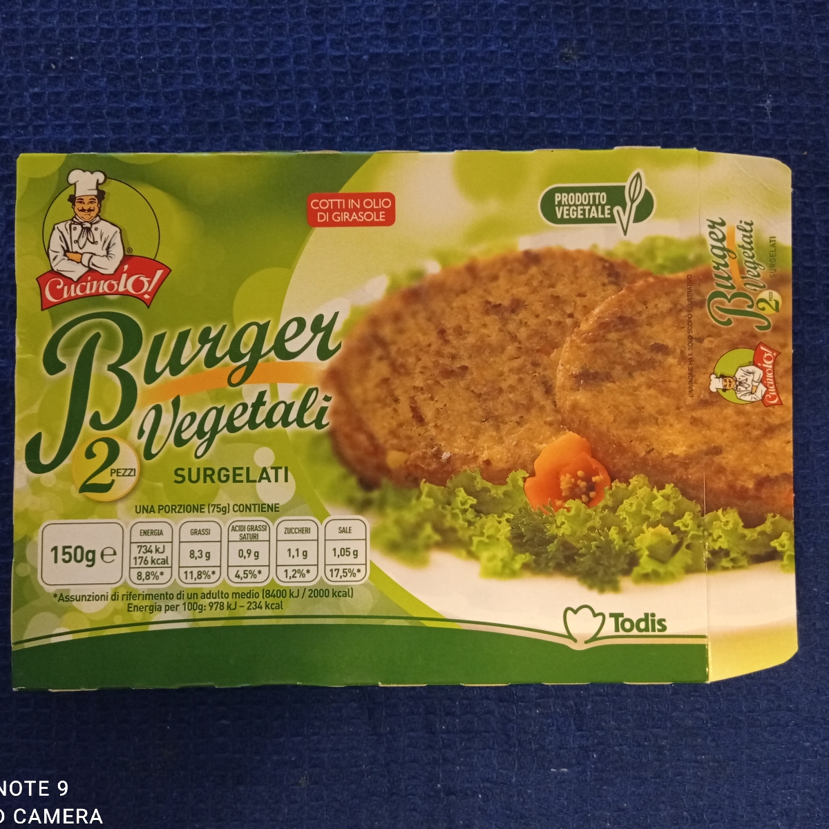 Burger Vegetali from CucinoIo! - Vegan Product Reviews & Ratings | abillion