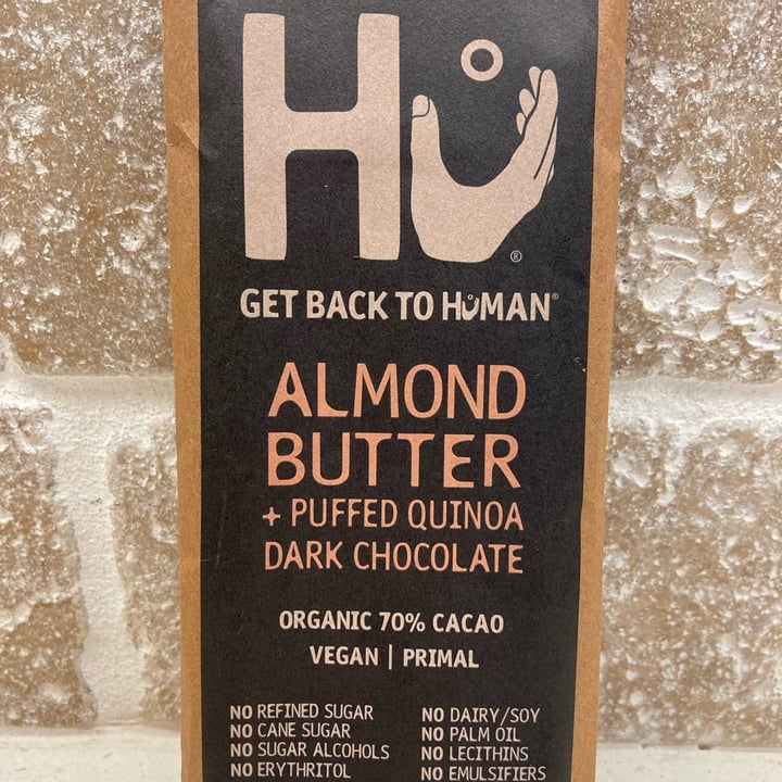 photo of Hu almond butter + puffed quinoa dark chocolate shared by @midori on  21 May 2023 - review