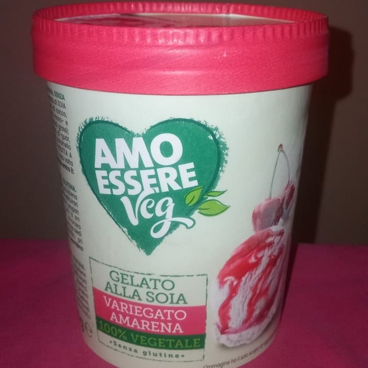 photo of Amo Essere Veg gelato alla soia variegato amarena shared by @elaisa-veg on  11 Jul 2023 - review