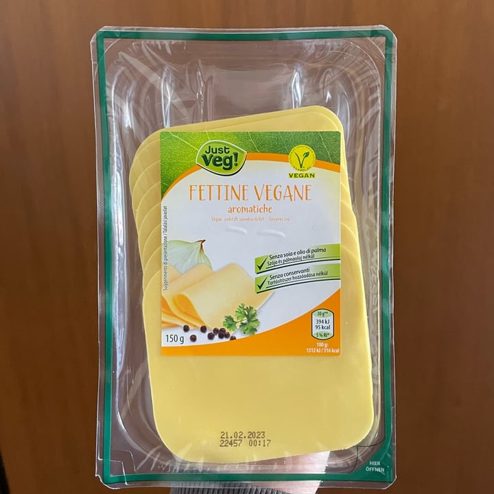 photo of Just Veg! (ALDI Italy) Fettine Vegane Aromatiche shared by @veraab on  10 Feb 2023 - review