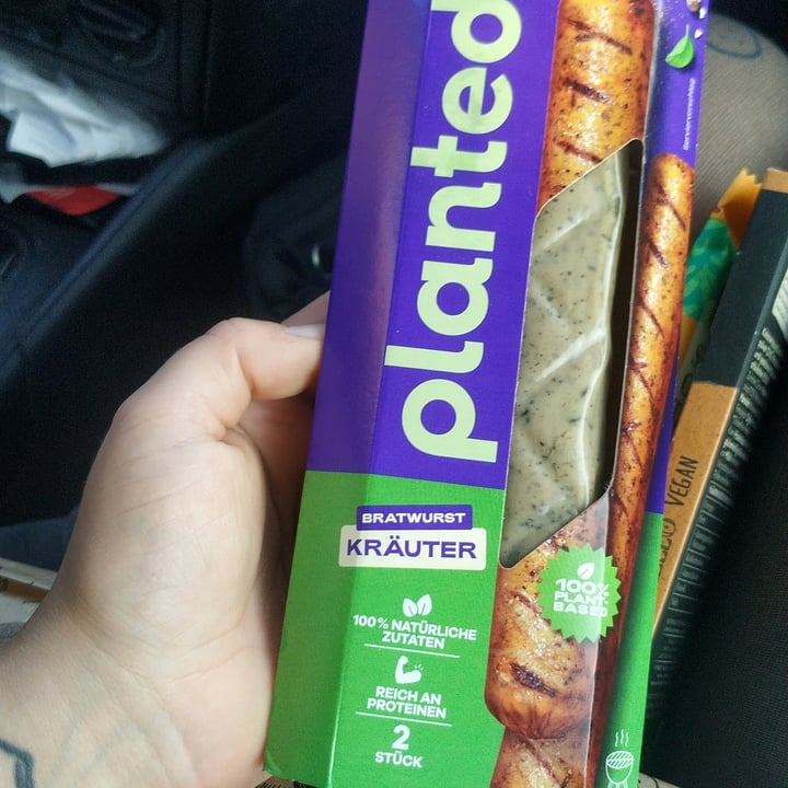 photo of Planted Bratwurst Kräuter shared by @annegrete on  25 Jul 2023 - review