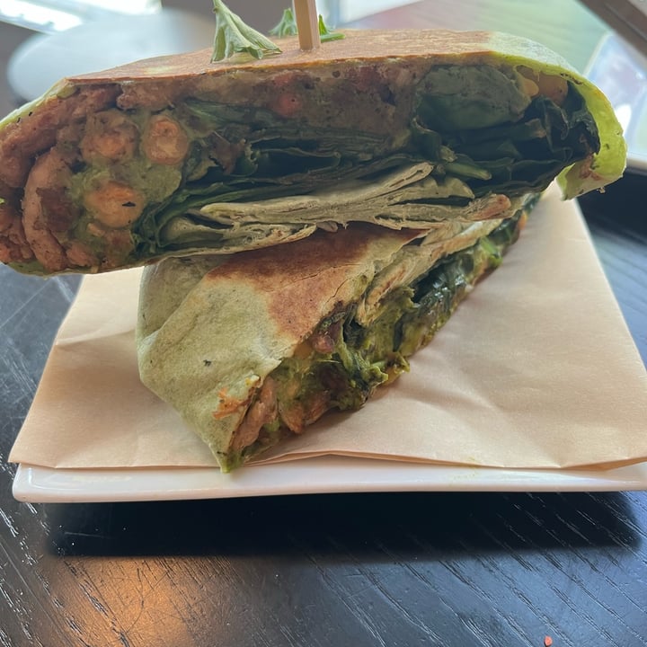 photo of Woodhouse Bakery + Coffee Shop Grilled Chik’n Pesto Wrap shared by @kpeezie311 on  24 Jun 2023 - review