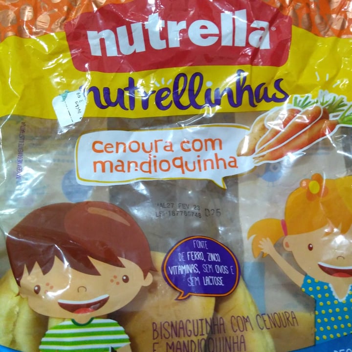 photo of nutrella nutrellinhas nutrellinhas cenoura com mandioquinha shared by @heloo on  22 Feb 2023 - review