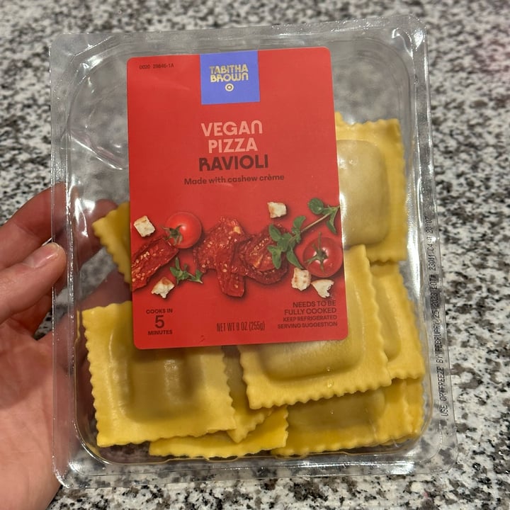 photo of Tabitha Brown Vegan Pizza Ravioli shared by @vlhrubcd522p on  19 Feb 2023 - review