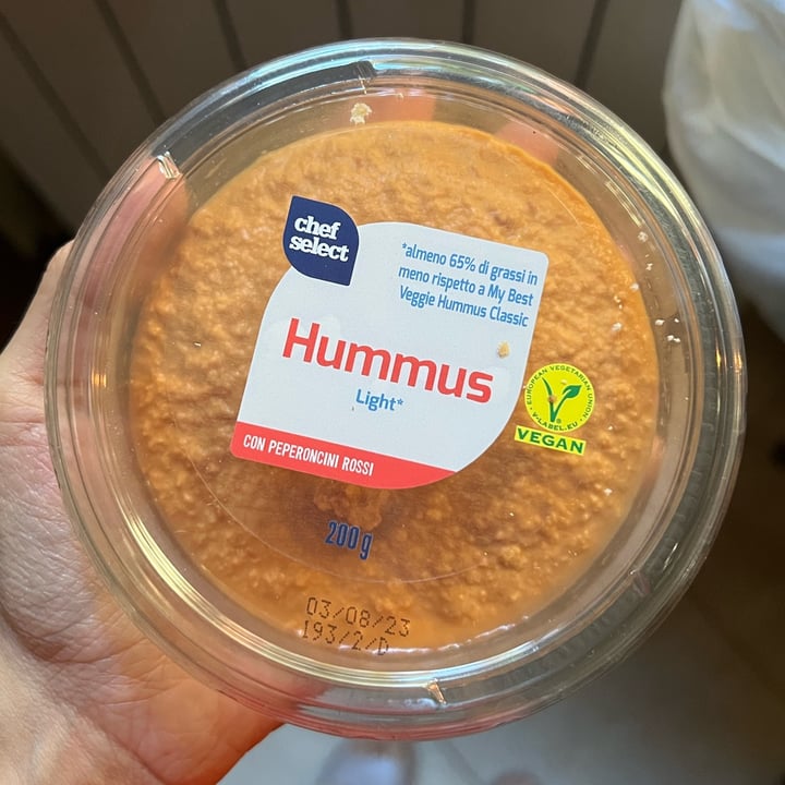 photo of Chef Select Hummus Light con Peperoncini Rossi shared by @fedebonny on  06 Aug 2023 - review