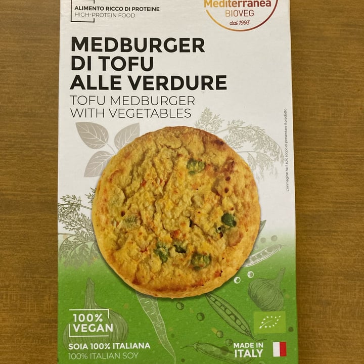 photo of Mediterranea BioVeg Medburger di Tofu alle Verdure shared by @watage on  23 Apr 2023 - review