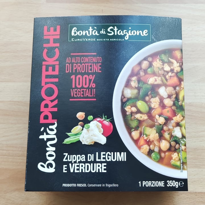 photo of Bontà di stagione zuppa di legumi e verdure proteica shared by @vluca on  26 Feb 2023 - review