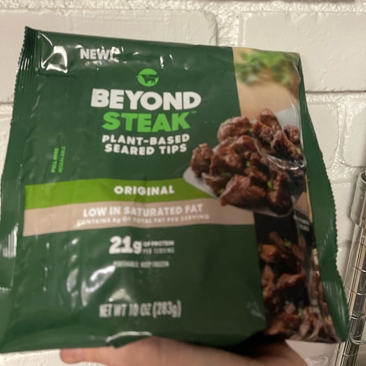 photo of Beyond Meat Beyond Steak Plant Based Seared Tips shared by @triciaa on  30 Dec 2022 - review