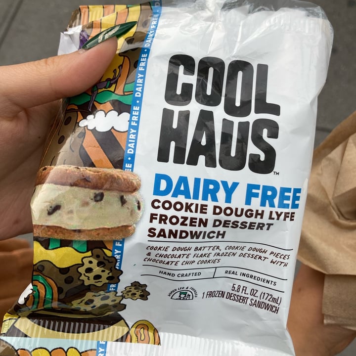 photo of COOL HAUS Cookie Dough Lyfe Frozen Dessert Sandwich shared by @calista on  20 Jun 2023 - review