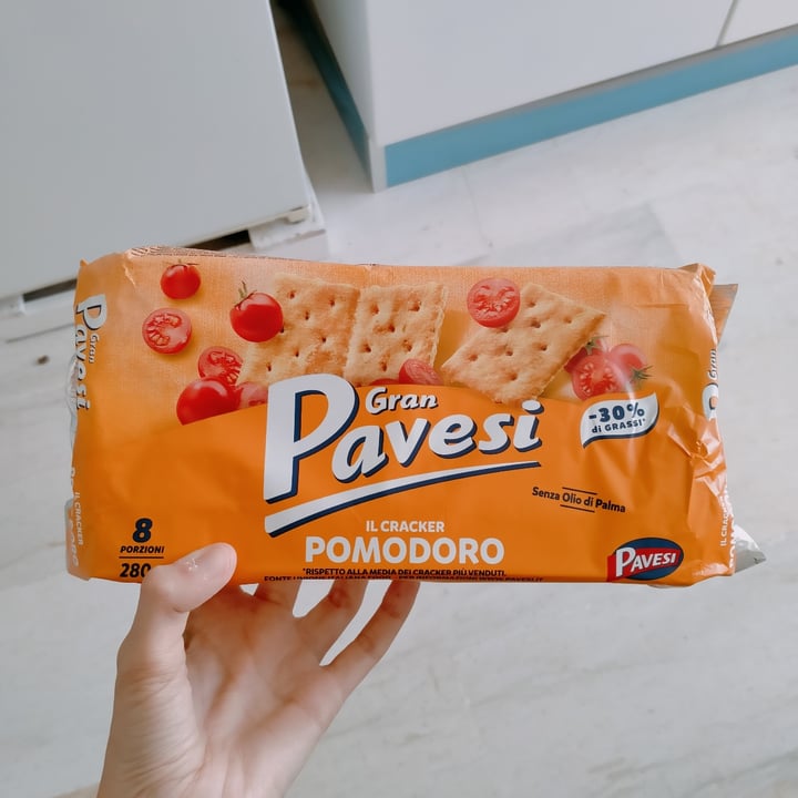 photo of Gran pavesi Crackers al pomodoro shared by @inesbensadok on  17 Jul 2023 - review