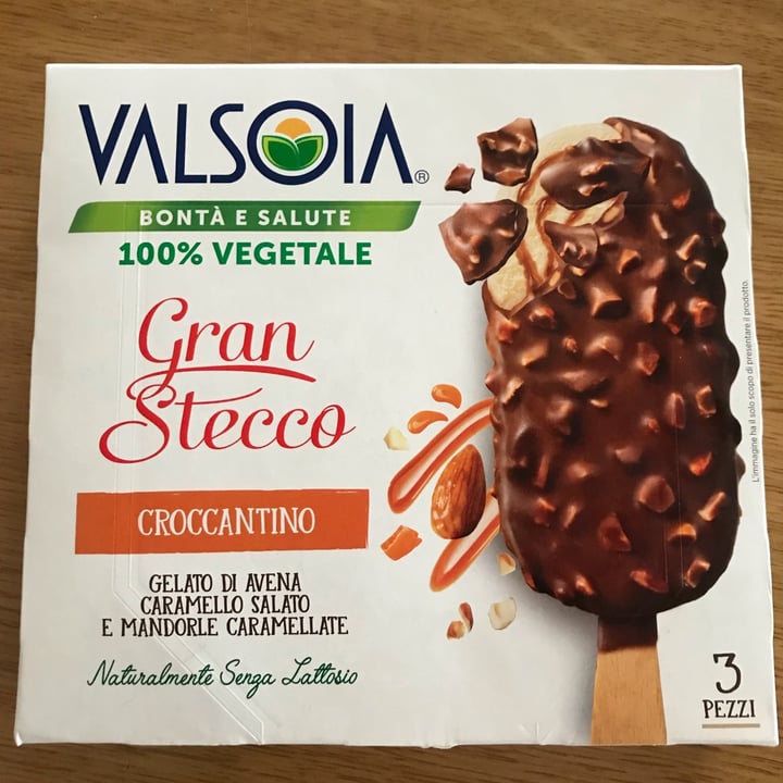 photo of Valsoia Gran Stecco Croccantino (Avena, Caramello Salato E Mandorle Caramellate) shared by @lu-toso on  07 May 2023 - review