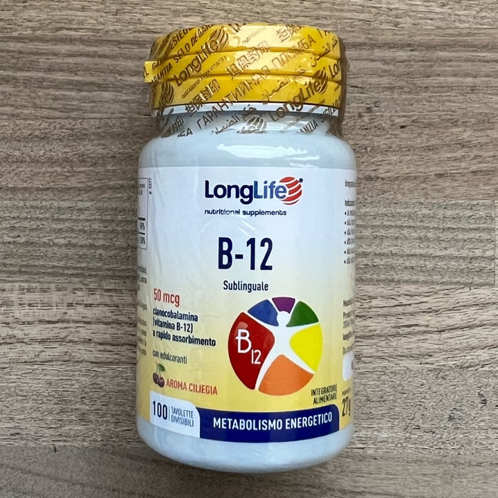 photo of Longlife B-12 50 mcg shared by @alessiof91 on  23 Jun 2023 - review