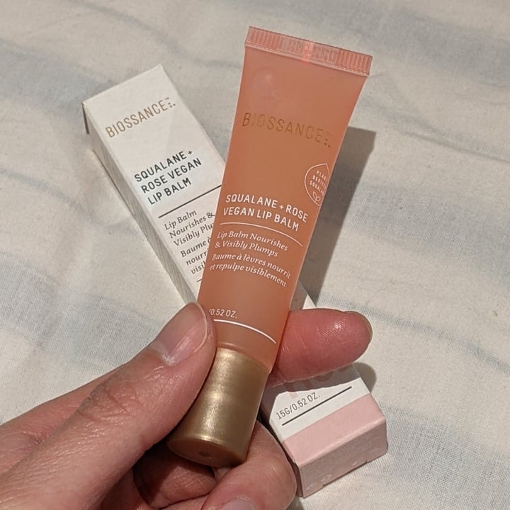 photo of Biossance Squalane + Rose Vegan Lip Balm shared by @thisisaudsomee on  26 Jul 2023 - review