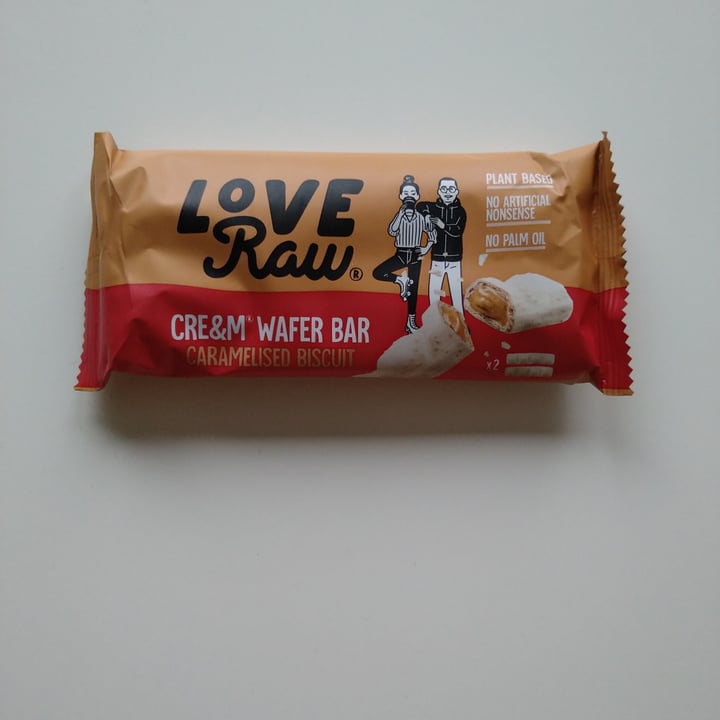 photo of LoveRaw Caramelised Biscuit Cream Wafer Bar shared by @danvin85 on  25 Jan 2023 - review