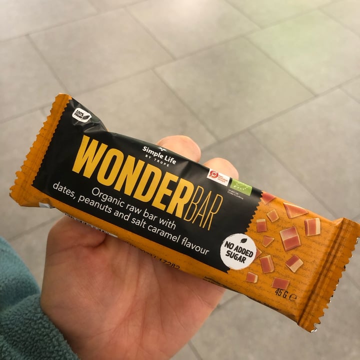 photo of Simple Life Wonder bar Peanut and Salt Caramel Flavour  shared by @hannnahbanana on  15 Aug 2023 - review