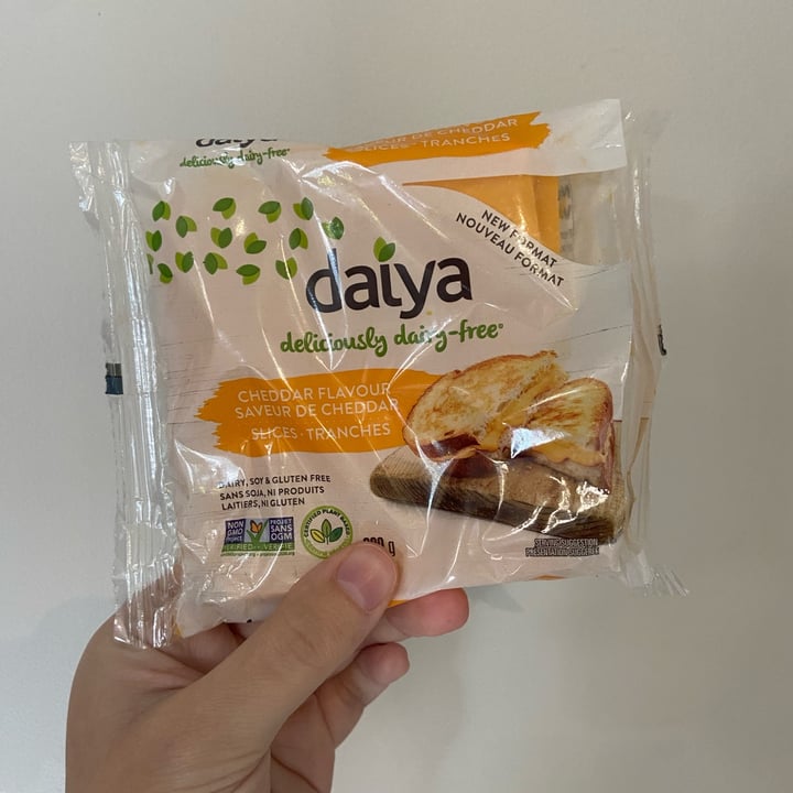 photo of Daiya Cheddar slices shared by @veggie-meg on  03 May 2023 - review