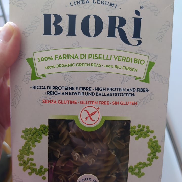 photo of Biori Biorì Fusilli Di Farina Di Piselli Verdi Bio shared by @chiaraveg75 on  14 Aug 2023 - review