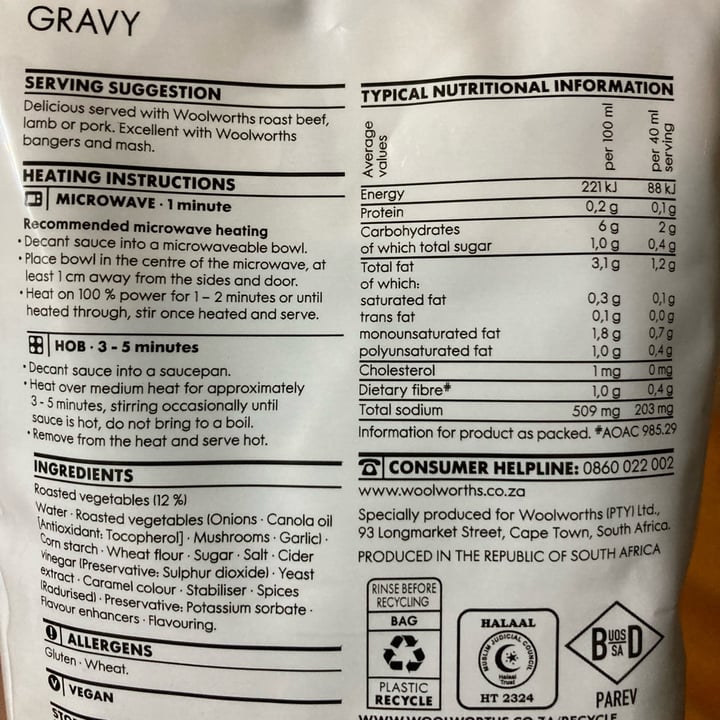 photo of Woolworths Food Simply Heat Gravy shared by @catherinews on  14 Apr 2023 - review