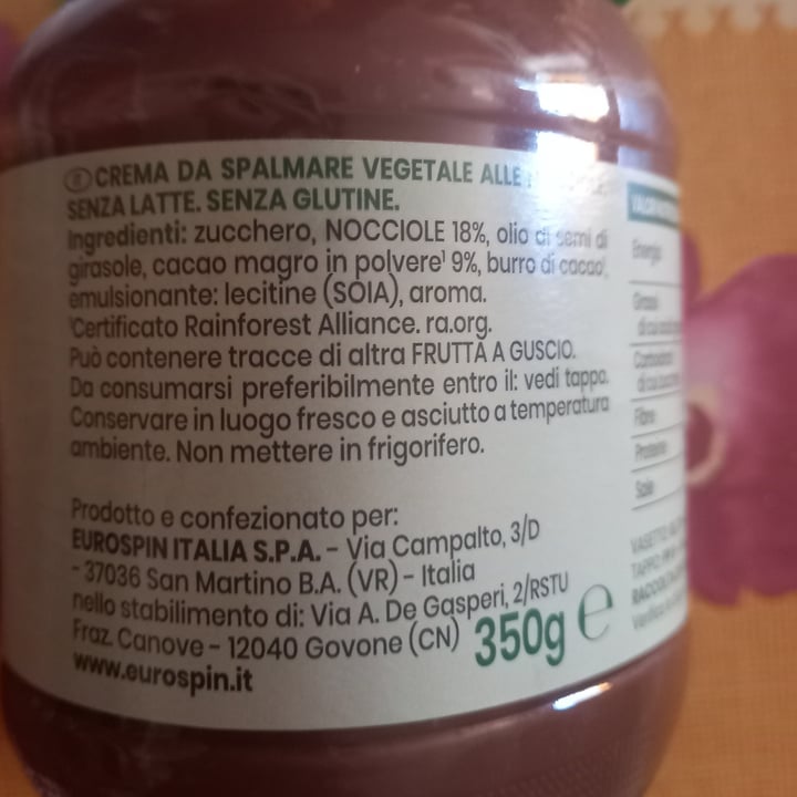 photo of Amo Essere Veg crema spalmabile alle nocciole shared by @gentlerhinoceros36 on  01 Jul 2023 - review