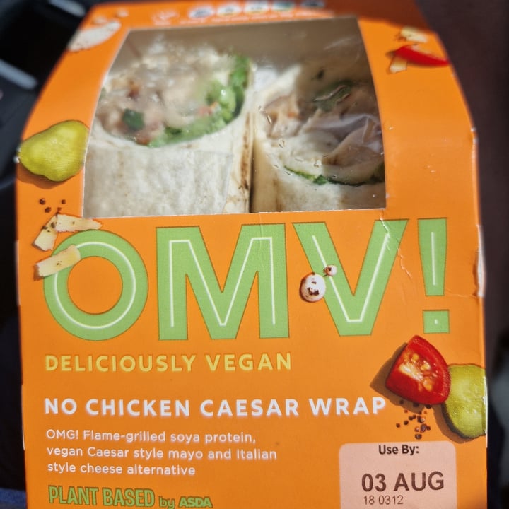 photo of OMV! No Chicken Caesar Wrap shared by @picklewalsh on  05 Aug 2023 - review