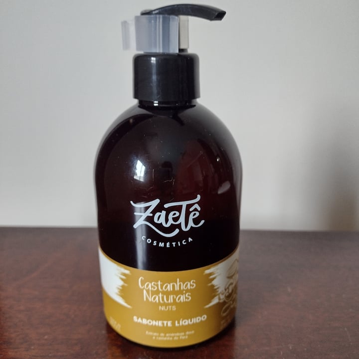 photo of zaetê Sabonete Liquido Castanhas Naturais Nuts shared by @cbertone on  11 Jan 2023 - review