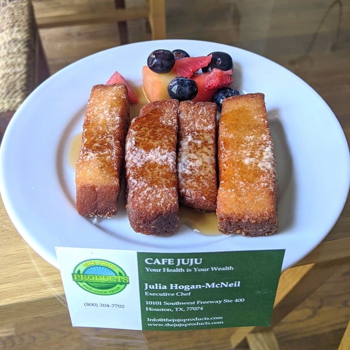 photo of Cafe Juju French Toast shared by @veggieassassin on  10 Jun 2023 - review