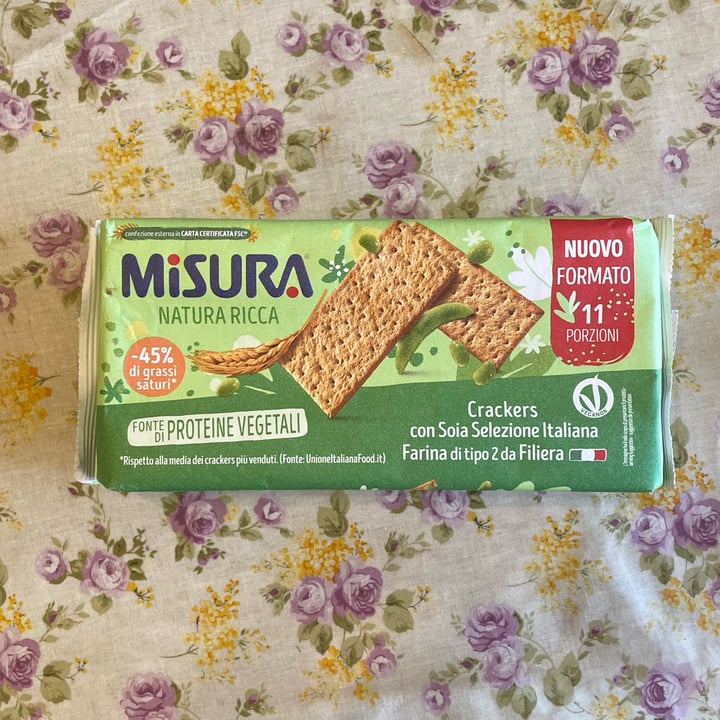 photo of Misura Crackers con Soia Selezione Italiana - Natura Ricca shared by @akob98 on  14 Aug 2023 - review