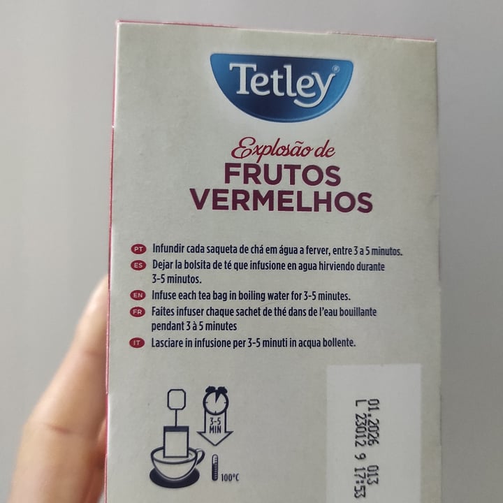 photo of Tetley Chá De Enfusão De Frutos Vermelhos shared by @wiseskunk00 on  12 Jun 2023 - review