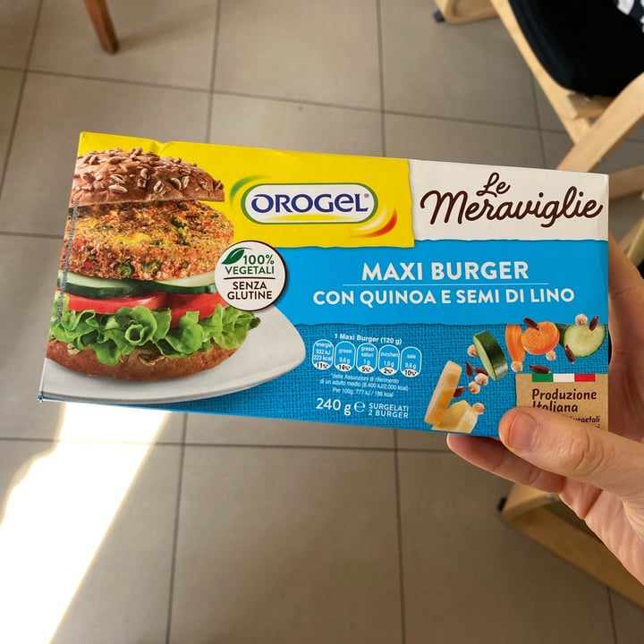 photo of Orogel maxi burger shared by @chiarariolfo on  22 Feb 2023 - review