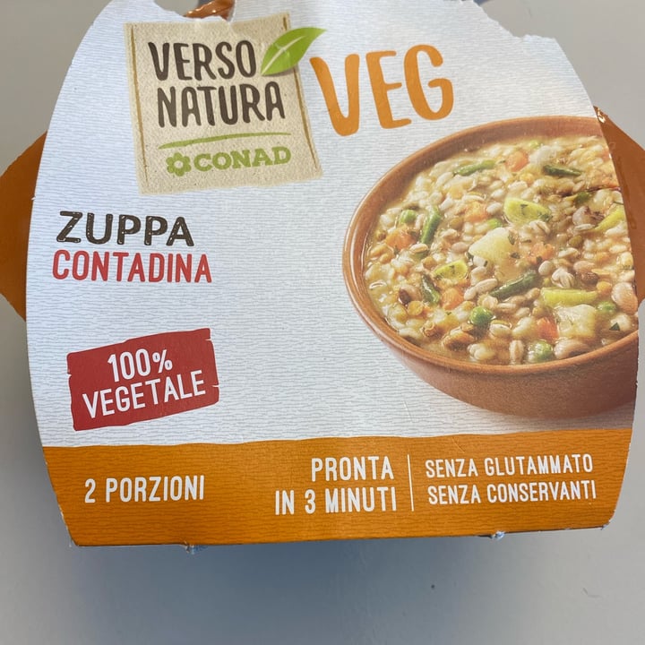 photo of Verso Natura Conad Veg Zuppa contadina shared by @sailorcecia on  18 Jan 2023 - review