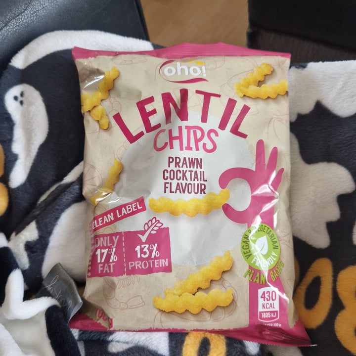 photo of Oho! Prawn Cocktail Lentil Chips shared by @lowrimoxo on  12 Aug 2023 - review