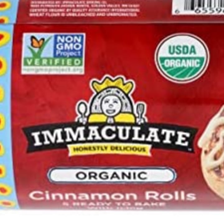 photo of Immaculate Organic Cinnamon Rolls with Icing shared by @veggietable on  05 Jan 2023 - review