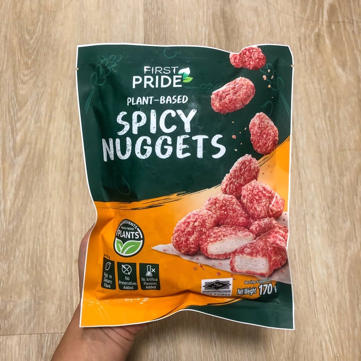 photo of First Pride Green Series Spicy Nuggets (Plant-Based) shared by @m1tch9i on  19 May 2023 - review