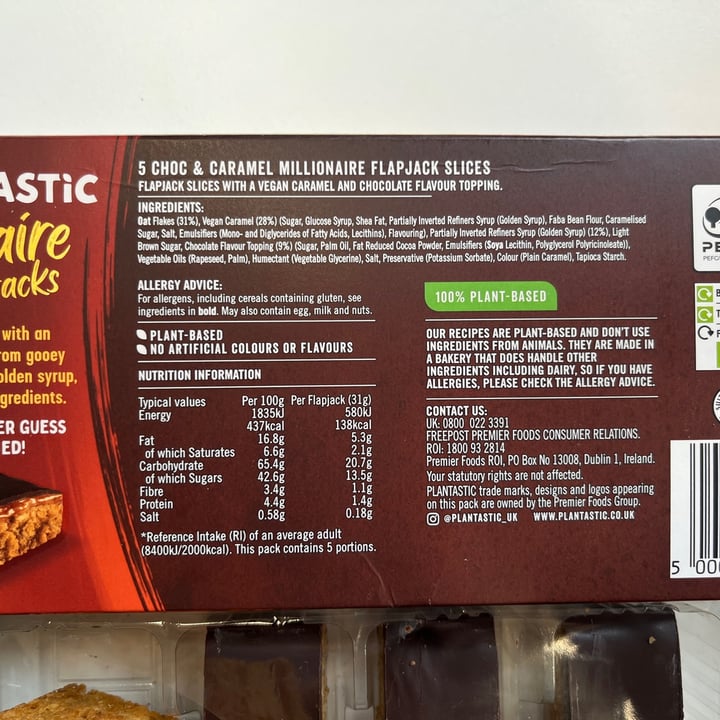 photo of Plantastic Millionaire Flapjacks shared by @snowy27 on  23 Feb 2023 - review