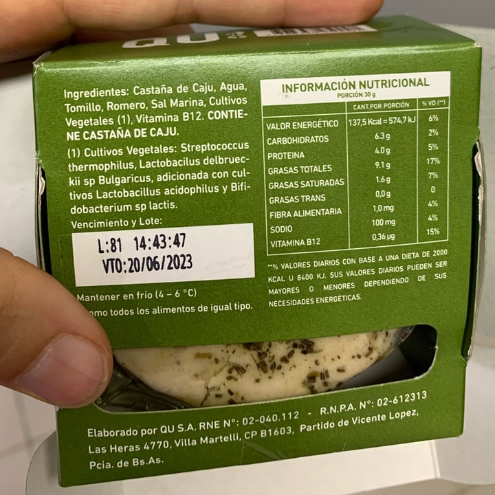 photo of Qu Queso De Hierbas shared by @sechague on  27 May 2023 - review