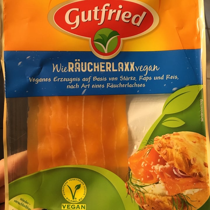 photo of Gutfried Wie Räucherlaxx vegan shared by @laurahint on  20 Dec 2022 - review