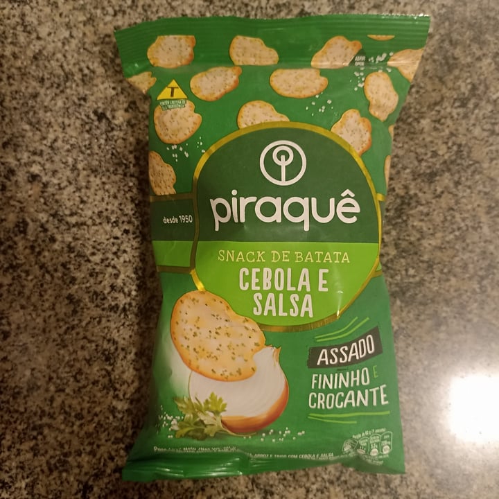photo of Piraquê Snack de batata cebola e salsa shared by @tafarelgrolli on  04 Feb 2023 - review