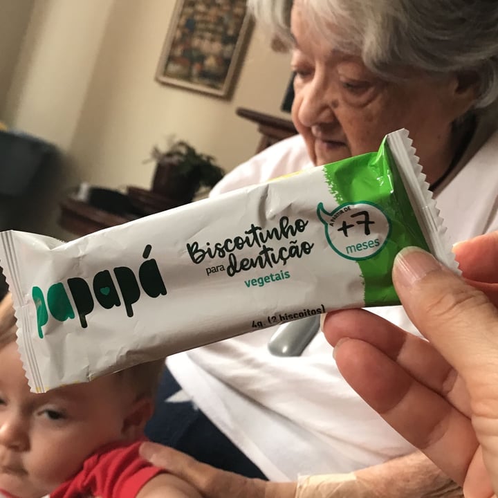 photo of Papapa Biscoitinho para fase de dentição - vegetais shared by @anapaulamr on  27 Mar 2023 - review