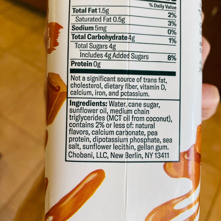 photo of Chobani Coffee Creamer Plant Based Caramel Macchiato shared by @beckyyy on  15 Apr 2023 - review