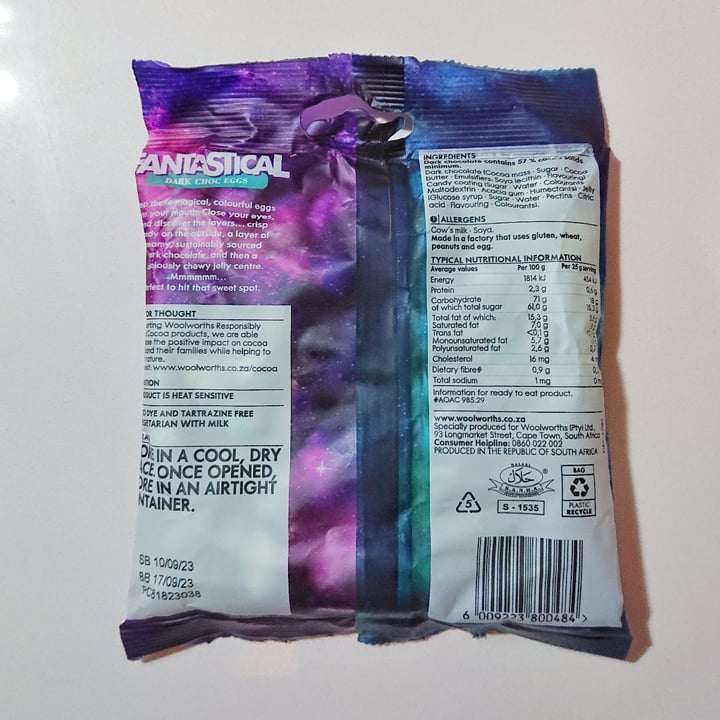 photo of Woolworths Food Fantastical dark chocolate eggs shared by @anne13 on  16 Jun 2023 - review