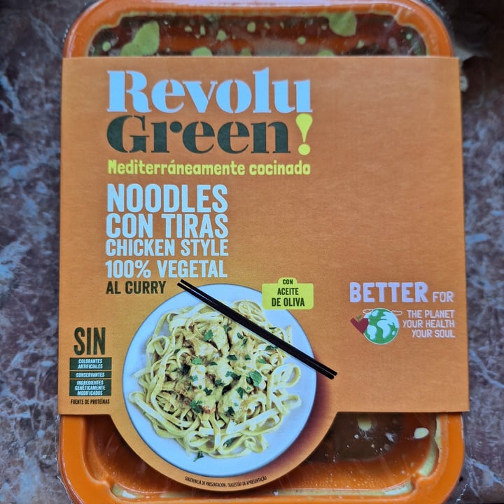 photo of Revolu Green Noodles con tiras chicken style al curry shared by @jackthor23 on  27 Jul 2023 - review