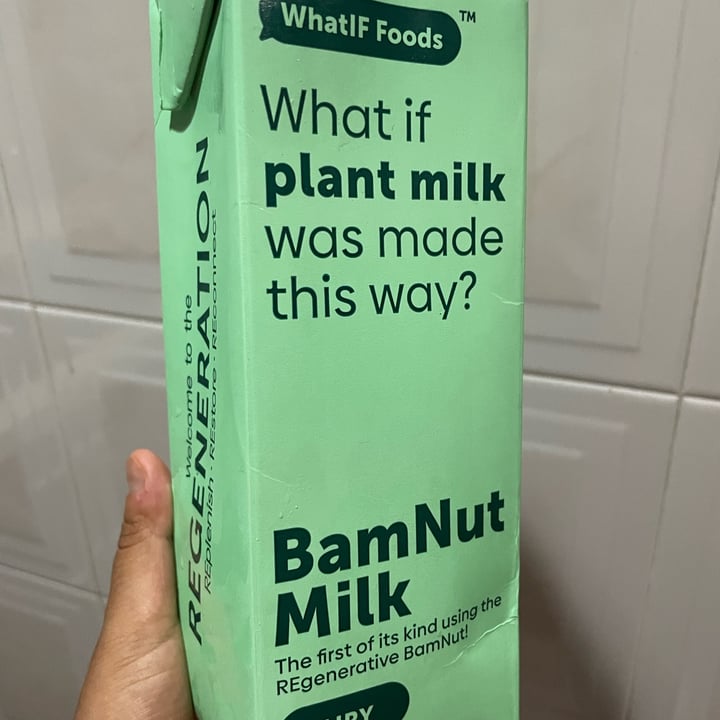 photo of WhatIF Foods BAMnut Plant Based Milk - Airy shared by @ashni on  25 May 2023 - review